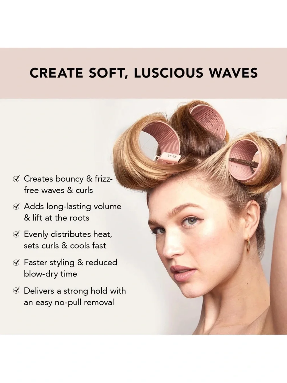 3 boxes -12 total rollars. Kitsch XL Thermal Rollers in Rose